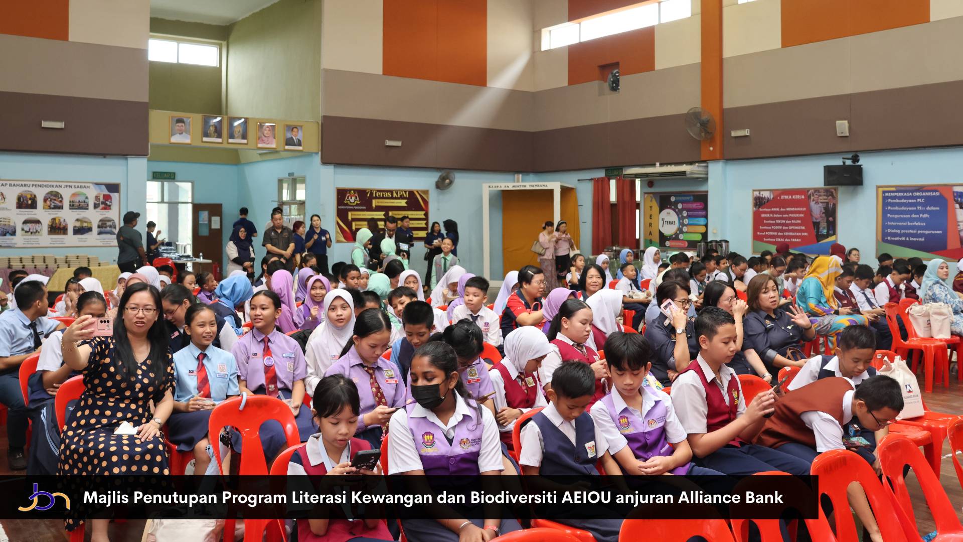 Majlis Penutupan Program Literasi Kewangan dan Biodiversiti AEIOU anjuran Alliance Bank